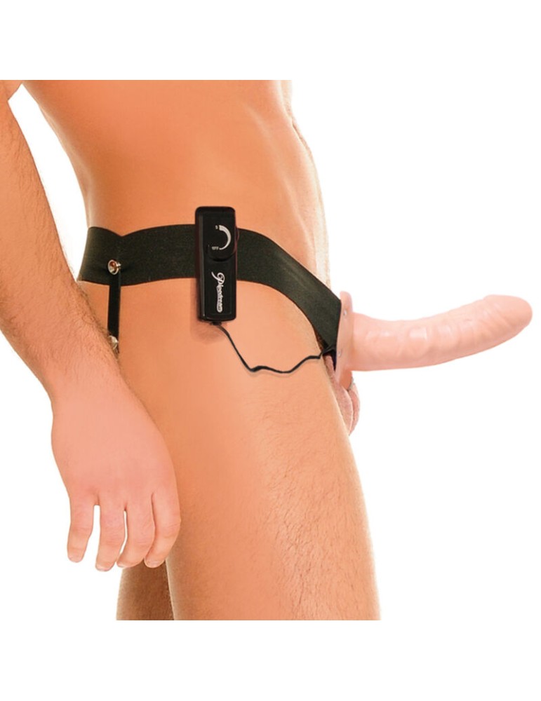 vibromasseur de harnais creux fétiche pour lui et son naturel 14cm