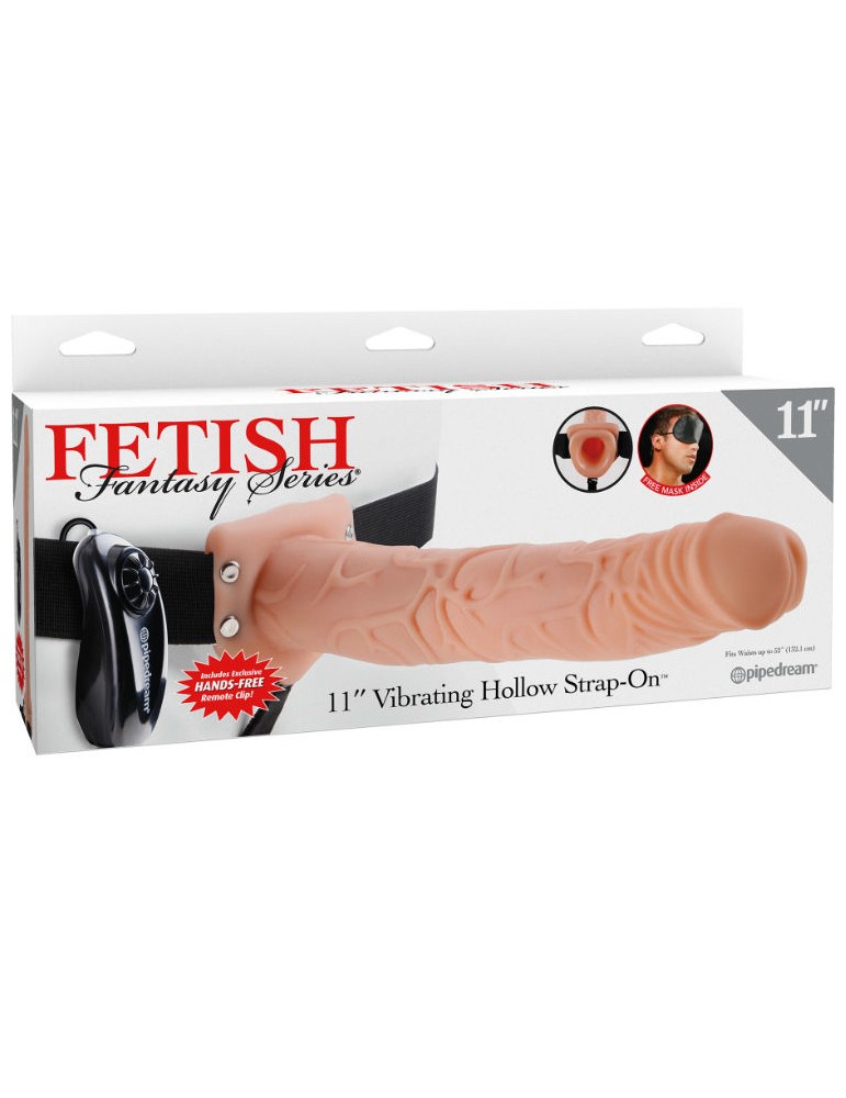 harnais vibrant fétiche fantasy series 11 "avec testicules creux homme 27,9 cm naturel_3