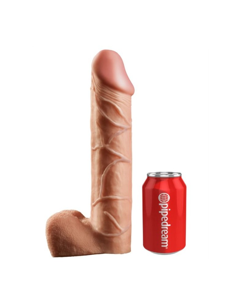 strap-on avec gode creux de 30,5 cm et bretelles couleur chair_4