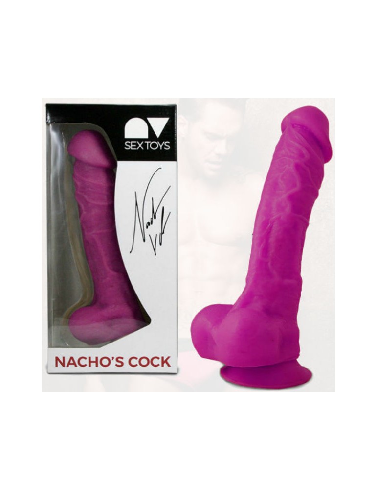 réplique nacho vidal pénis 24cm rose