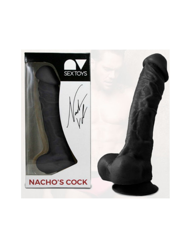 réplique nacho vidal pénis 24cm noir