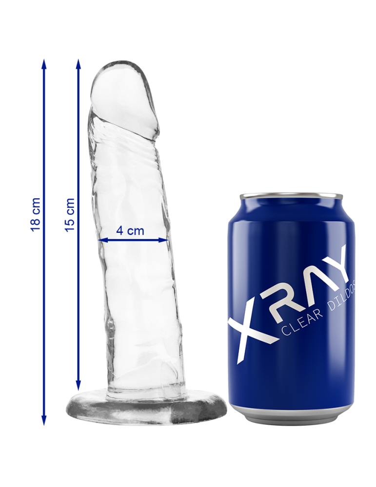 gode transparent transparent xray 18cm x 4cm