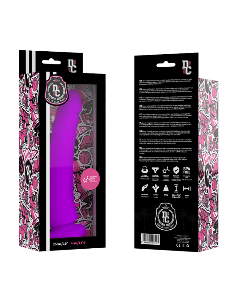 delta club toys gode lilas médical silicone 20 x 4cm_4