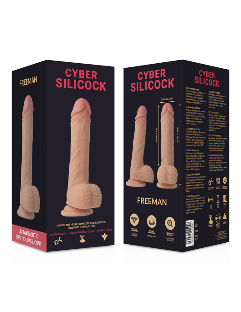 cyber silicock freeman silicone liquide réaliste 20cm_6