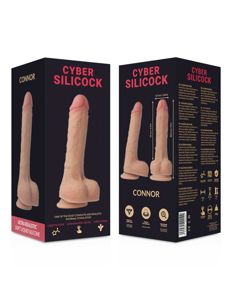 cyber silicock connor silicone liquide réaliste 20,5 cm_6