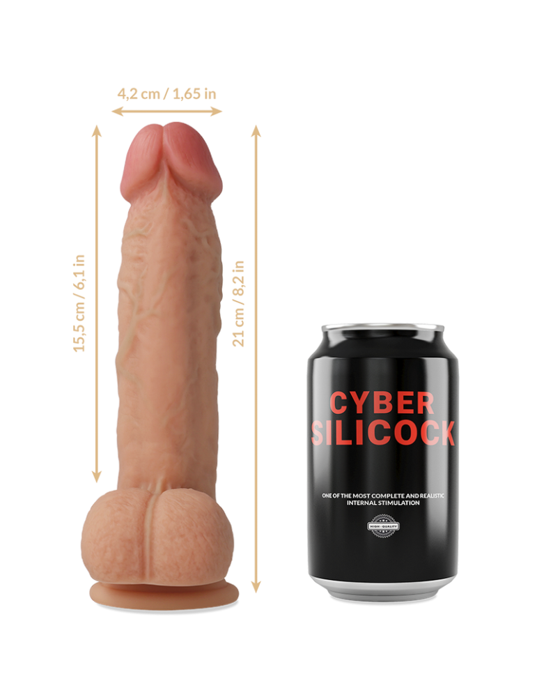 cyber silicock saul silicone liquide réaliste 20,5 cm_5