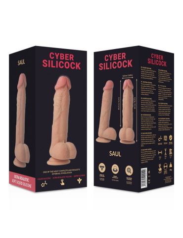 cyber silicock saul silicone liquide réaliste 20,5 cm_6