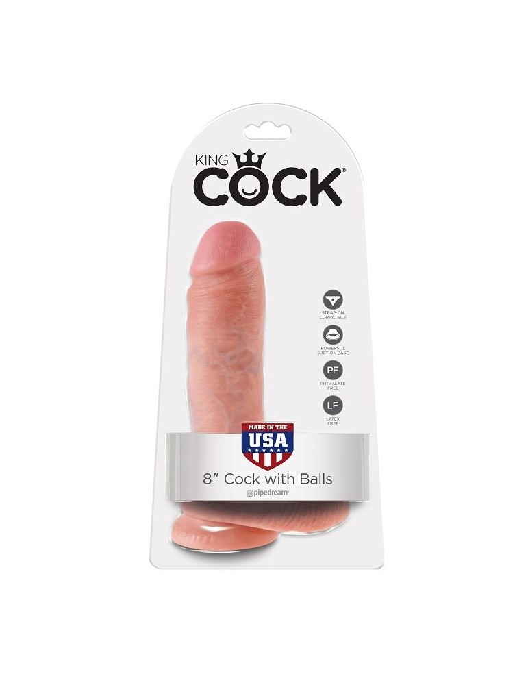 roi coq 8 "pénis réaliste naturel 20,3 cm