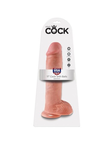 King cock 11 "pénis naturel réaliste 28 cm