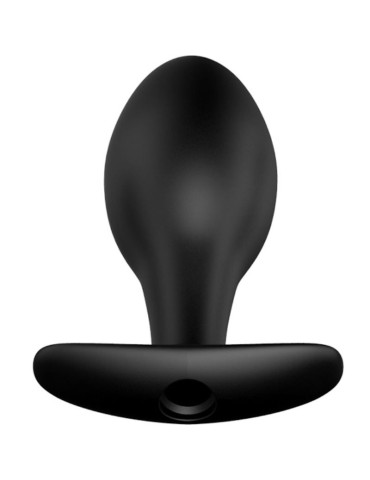 pretty love plug anal forme d'ancre en silicone 12 modes vibrant noir_5
