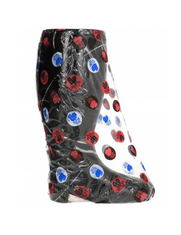 botte géante de fist souple tout noire de 31 cm_3