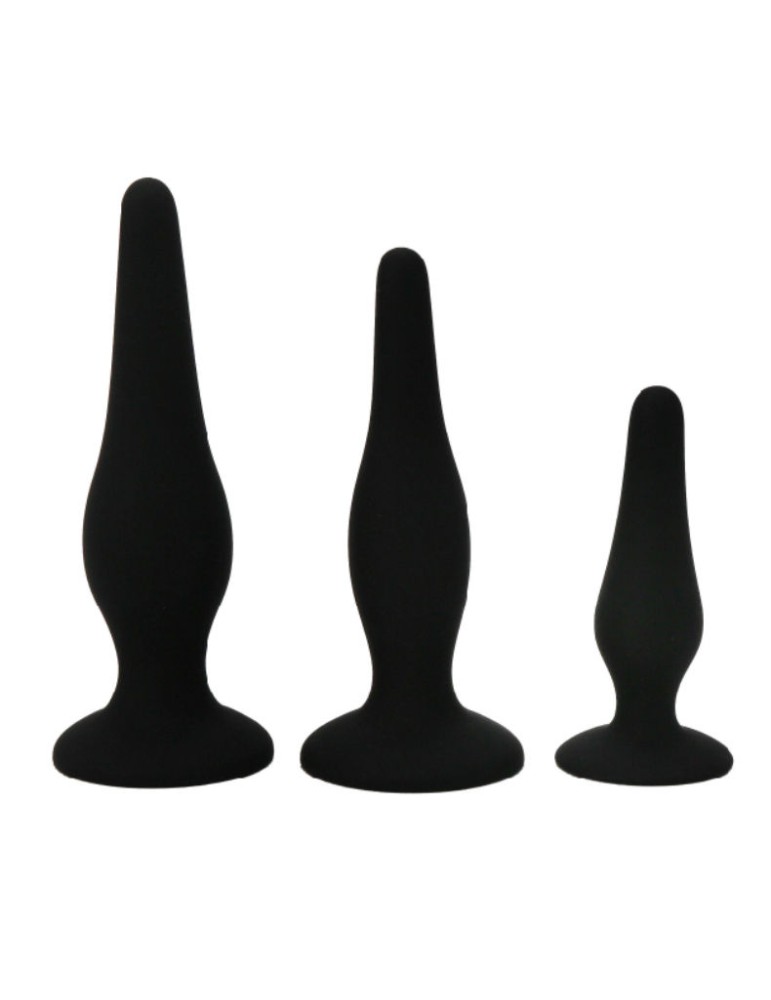 pretty bottom - kit de démarrage de plugs anaux en silicone_3