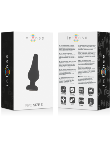 plug anal intense pipo s silicone noir 10cm_5