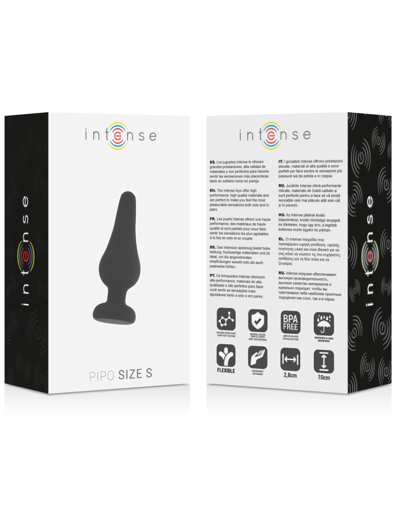 plug anal intense pipo s silicone noir 10cm_5