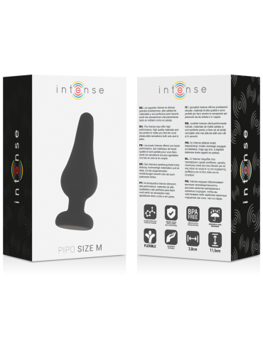 plug anal intense pipo m silicone noir 11,5cm_4