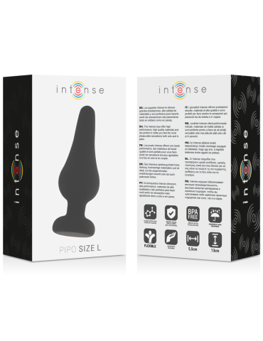 plug anal intense pipo l silicone noir 13,5 cm_4