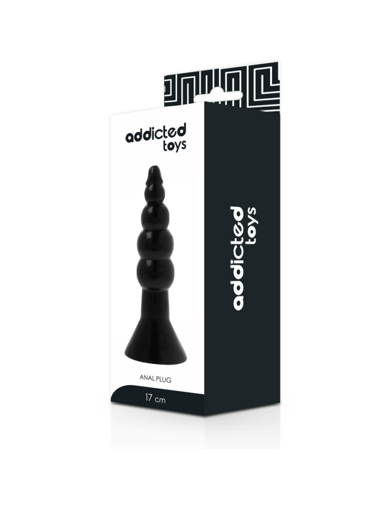 addicted toys plug anal 17cm noir_4