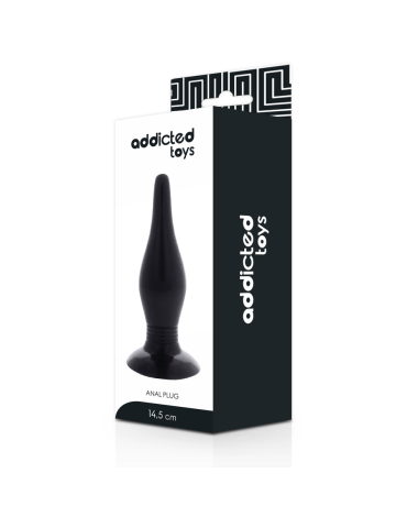 addicted toys plug anal 14,5 cm noir_4