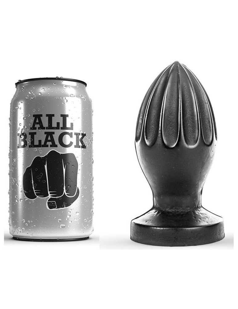plug anal tout noir 12cm