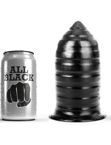 plug anal tout noir 16cm