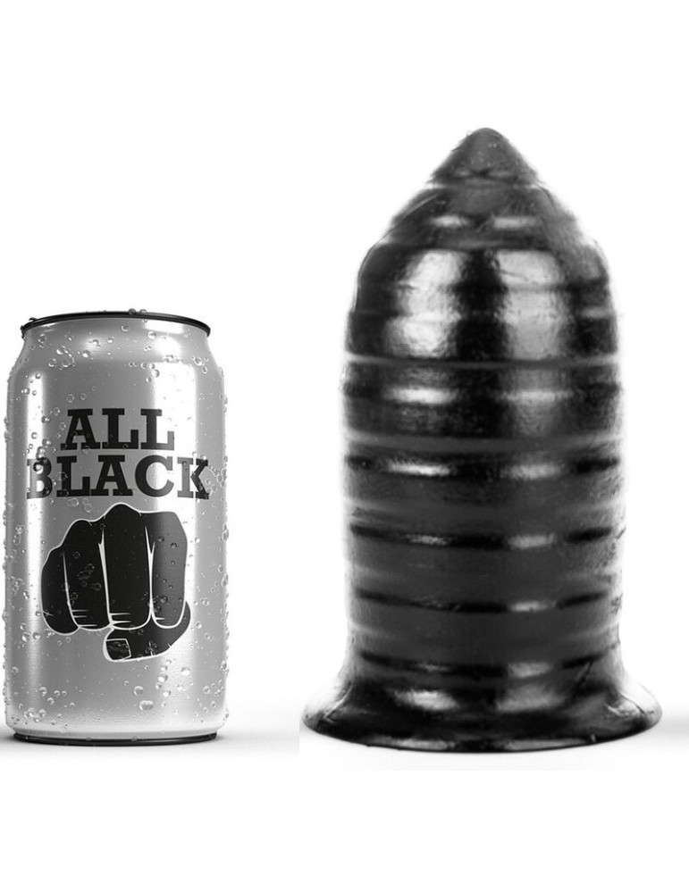 plug anal tout noir 16cm
