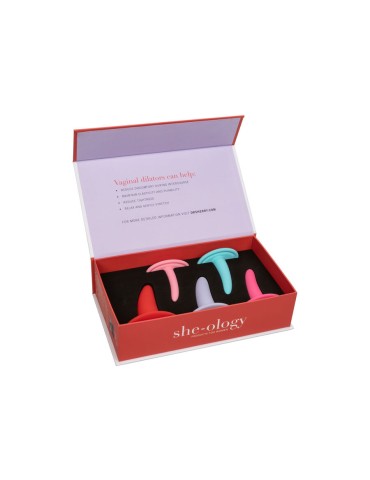 calex kit 5pc dilatateurs vaginaux ou anaux multicolore_3