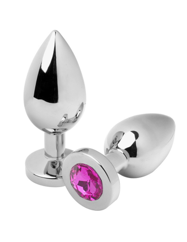 plug anal metalhard diamant rose moyen 7.62cm