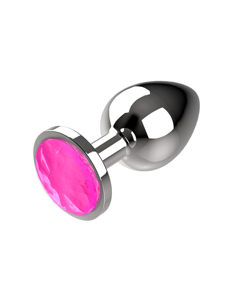 plug anal coquette métal taille s rose clair 2.7x 8cm_7