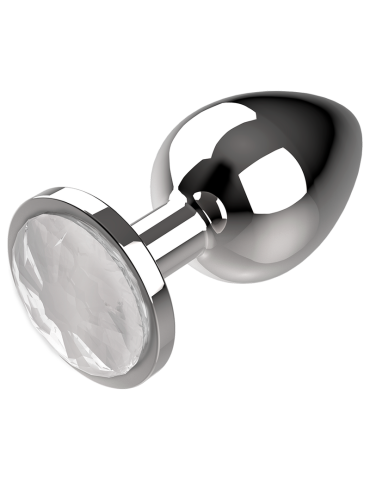 coquette plug anal en métal taille l limpide 4 x 9cm_7