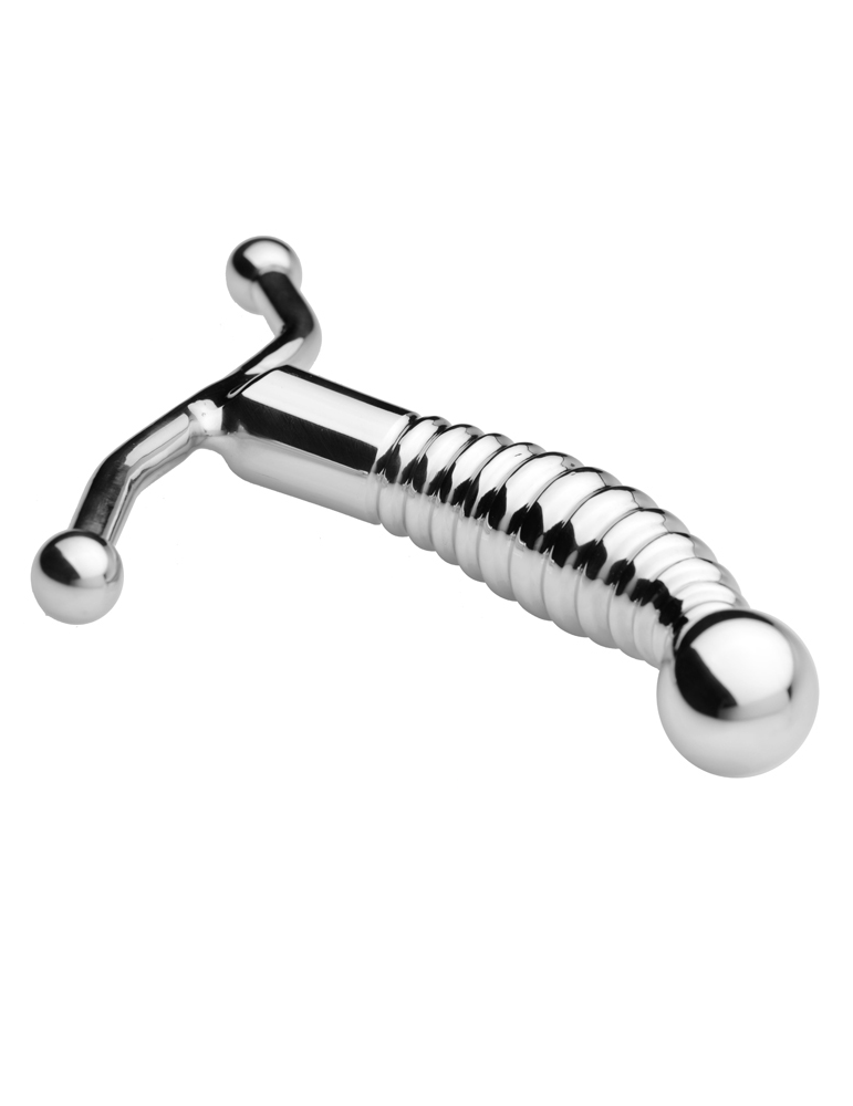 masseur de prostate en acier dur
