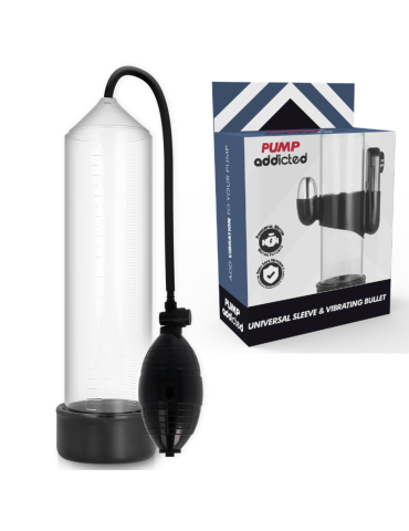 Pump addicted boner pump rx3 transparent avec vibromasseur