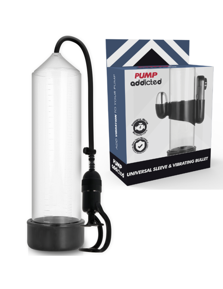 pump addicted boner pump rx5 transparent avec vibromasseur