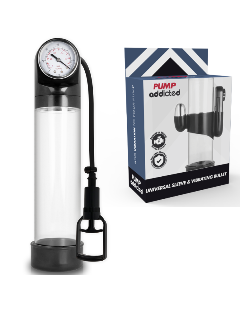 pump addicted boner pump rx9 transparent avec vibromasseur