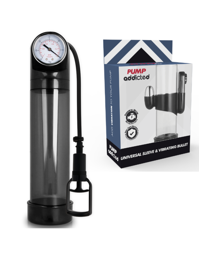 pump addicted noir rx9 boner pump avec vibromasseur