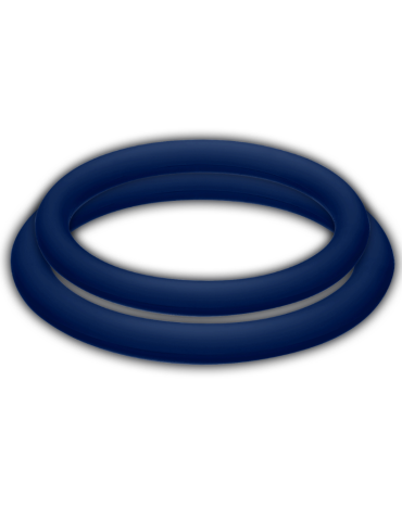 anneaux péniens moyen bleu potenz duo (taille m)_5