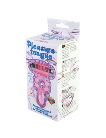 anneau silicone 10 rythmes langue avec vibration rose_4