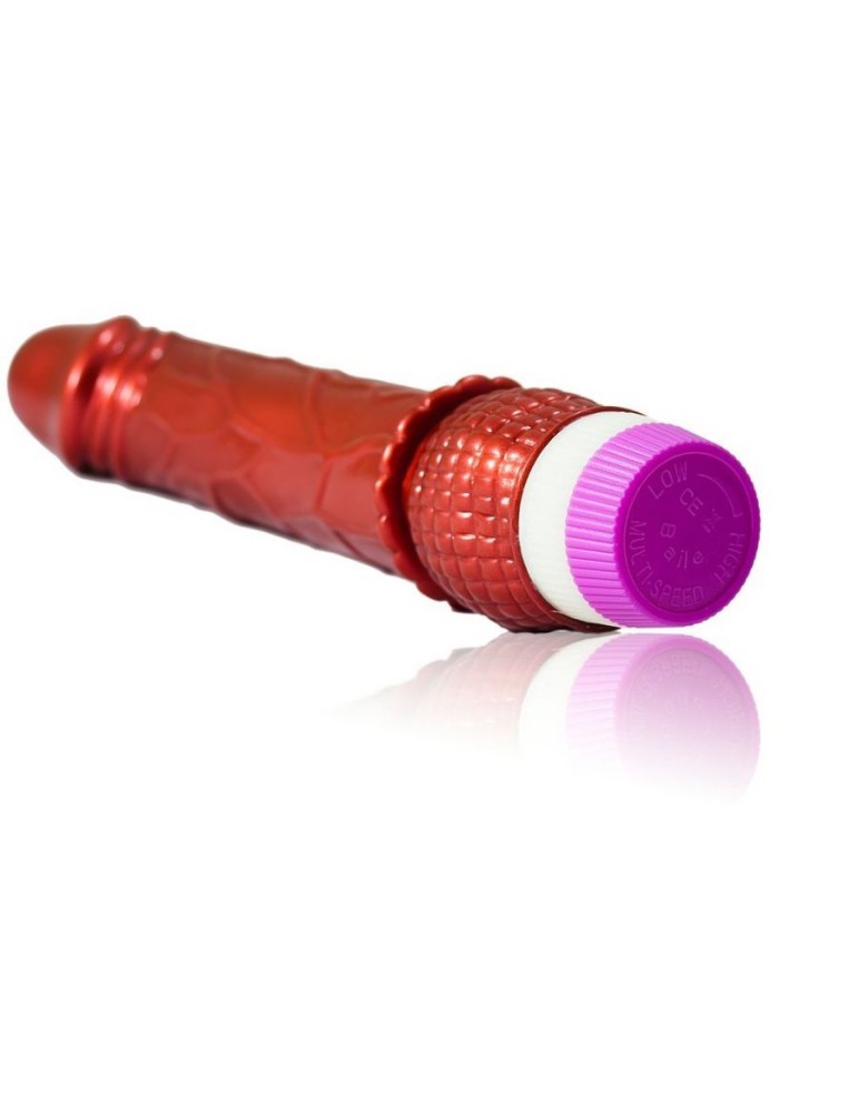 vibromasseur rouge réaliste 23 cm_2