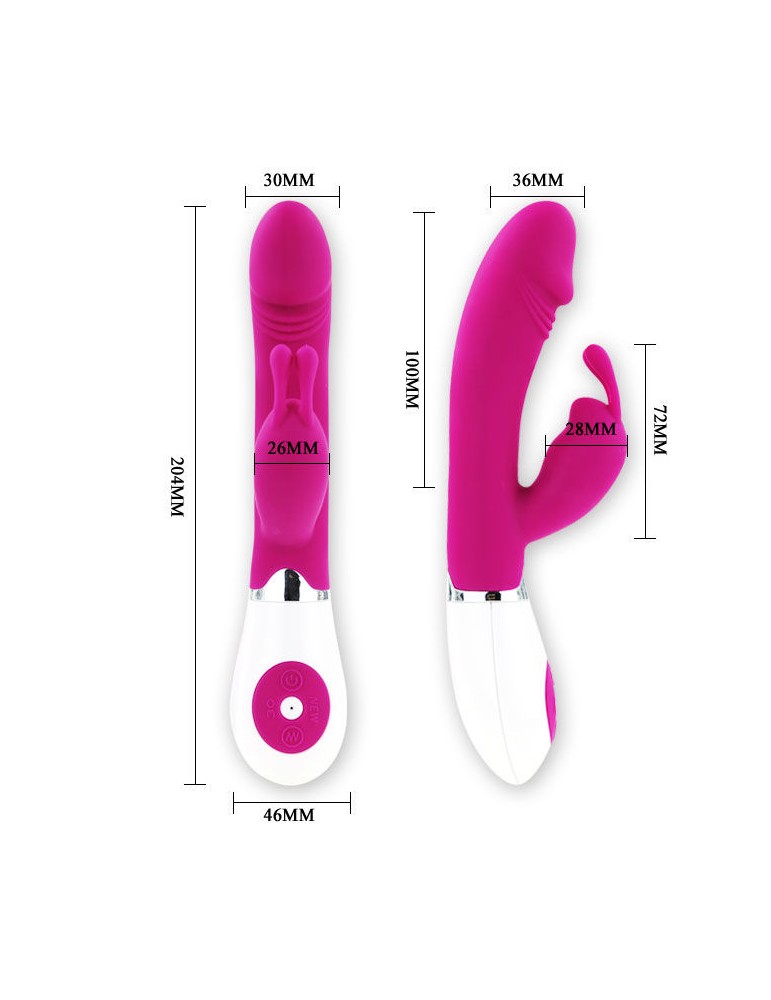 vibromasseur de flirt joli amour avec gène de lapin_6