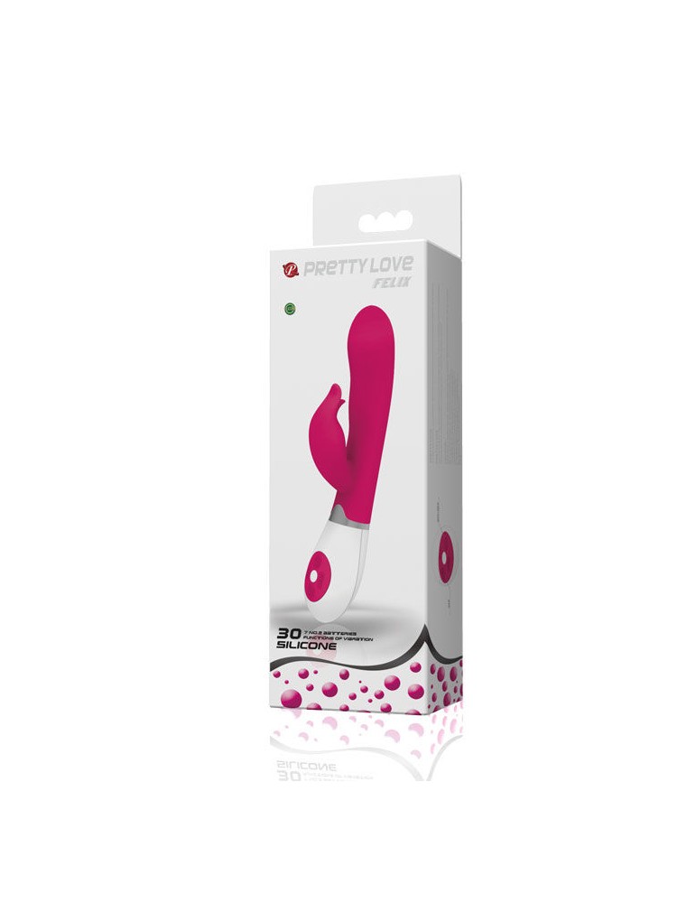 pretty love flirtation - vibromasseur avec stimulateur felix_9