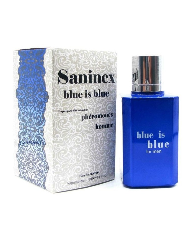 parfum aux phéromones homme saninex blue is blue