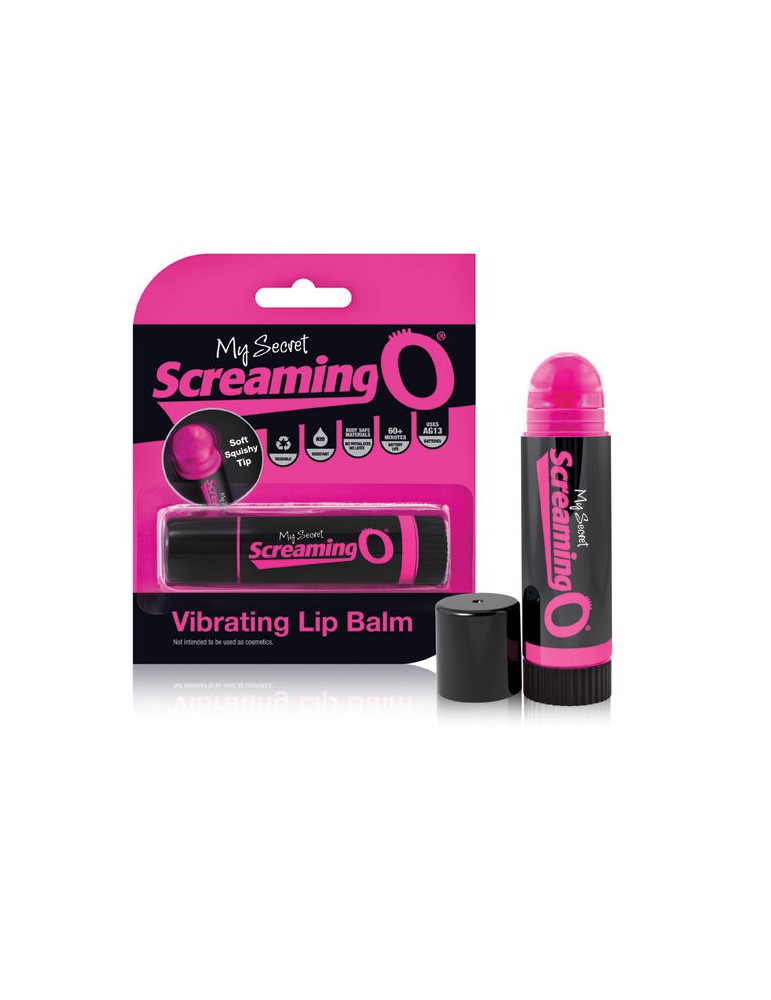 le baume à lèvres hurlant ou vibrant