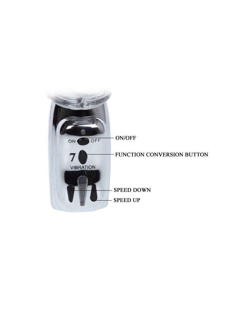 danse amour missile rotateur transparent 26,5 cm_6