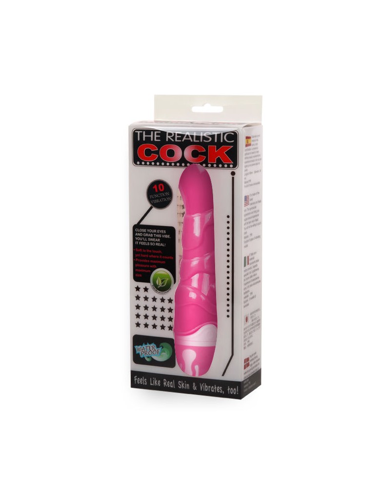 danse le coq réaliste rose 21.8cm_6