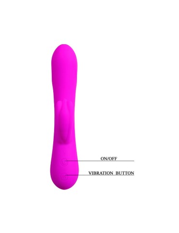 pretty love flirtation - vibromasseur avec stimulateur de clitoris barrete_6