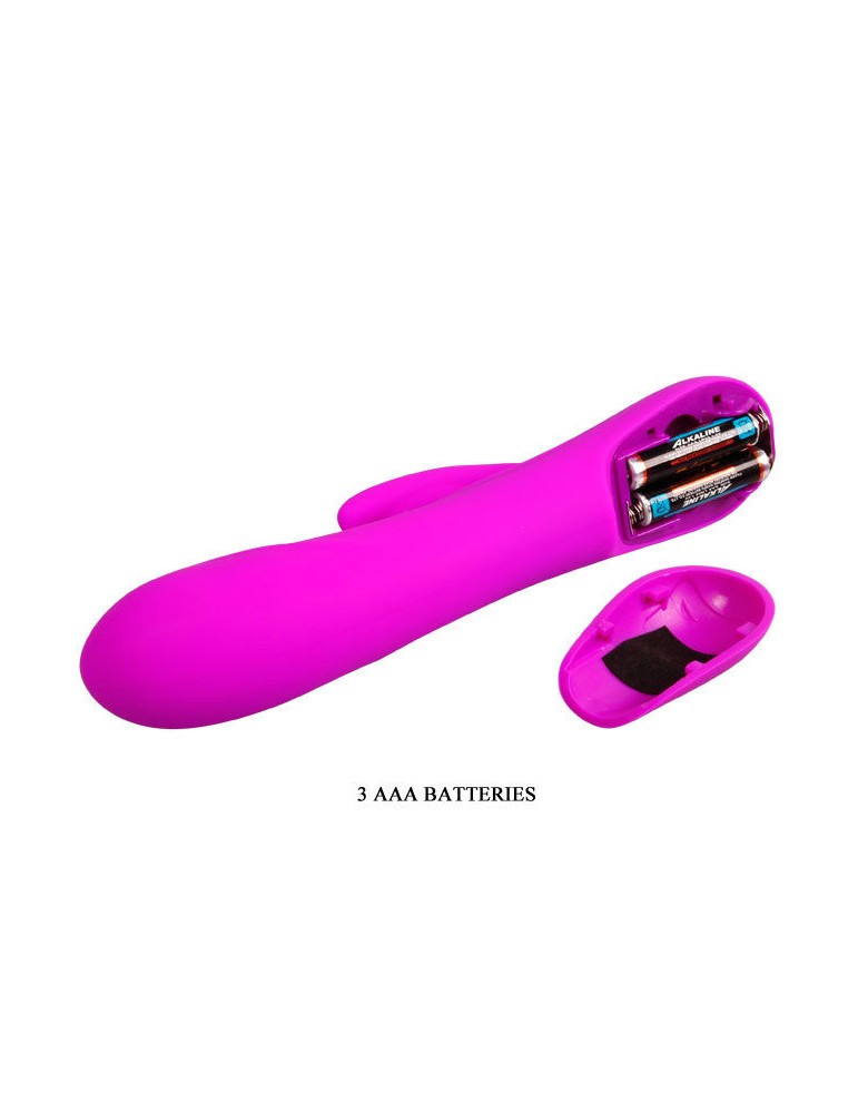 pretty love flirtation - vibromasseur avec stimulateur de clitoris barrete_7