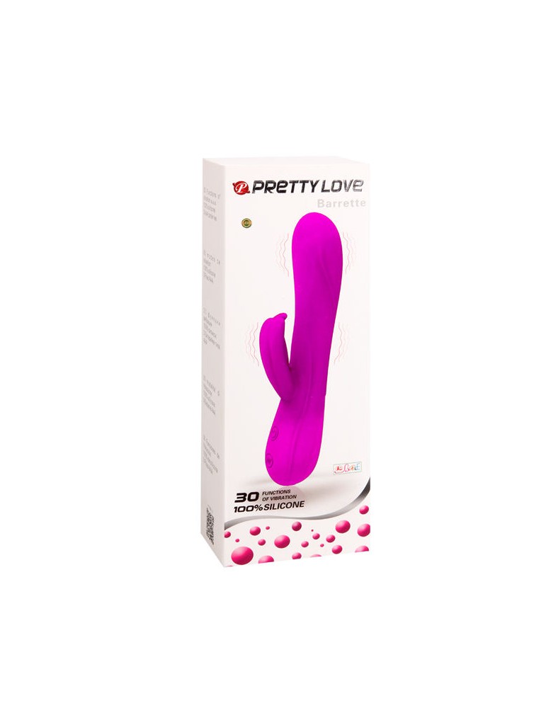 pretty love flirtation - vibromasseur avec stimulateur de clitoris barrete_8