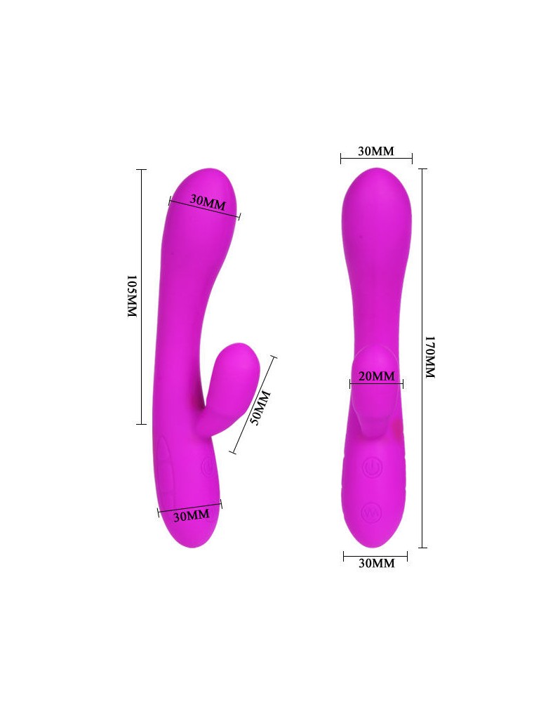 smart pretty love - vibromasseur avec stimulateur de clitoris victor_5