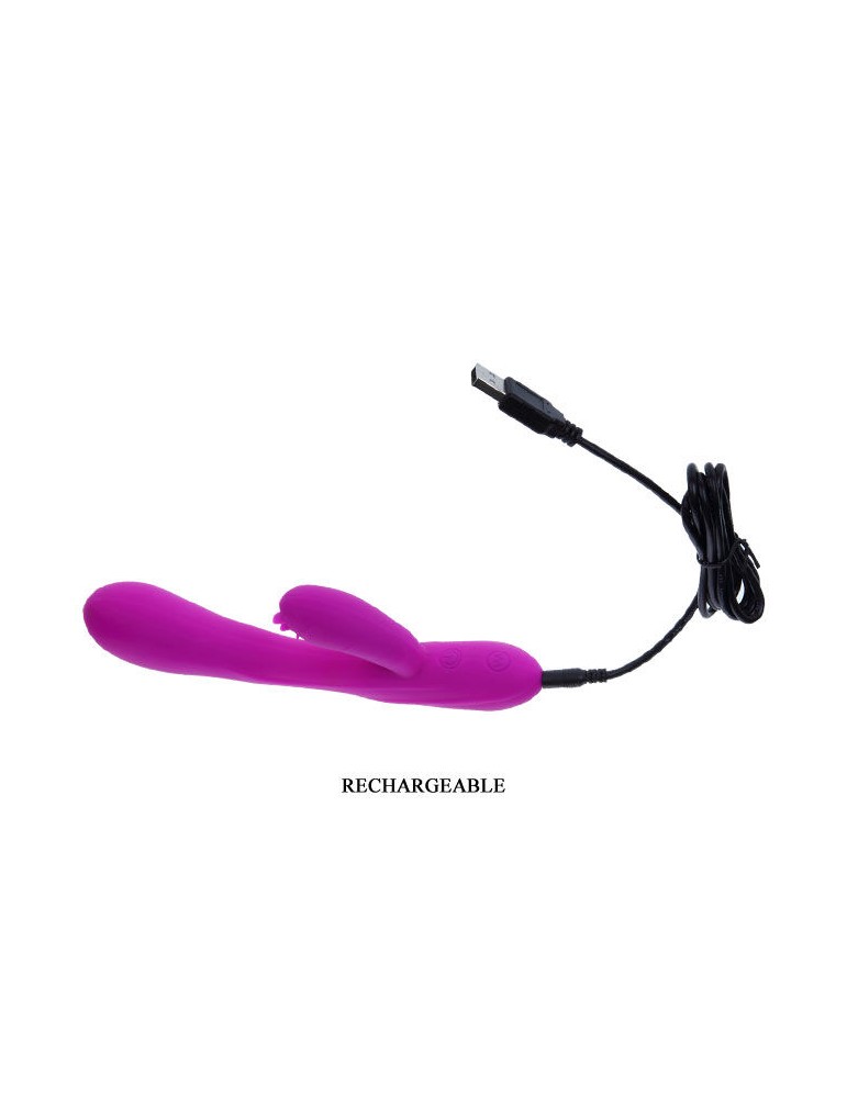 vibromasseur rechargeable intelligent pretty love avec lapin - harry_8