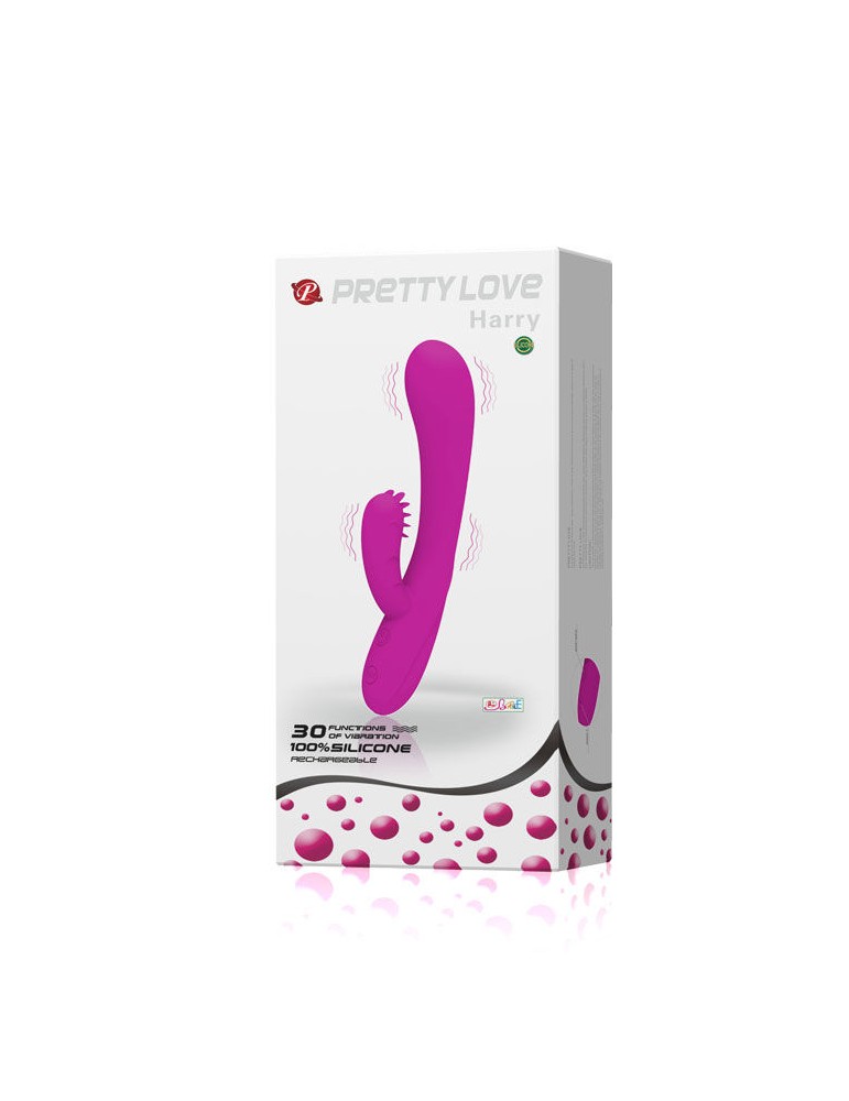 vibromasseur rechargeable intelligent pretty love avec lapin - harry_9