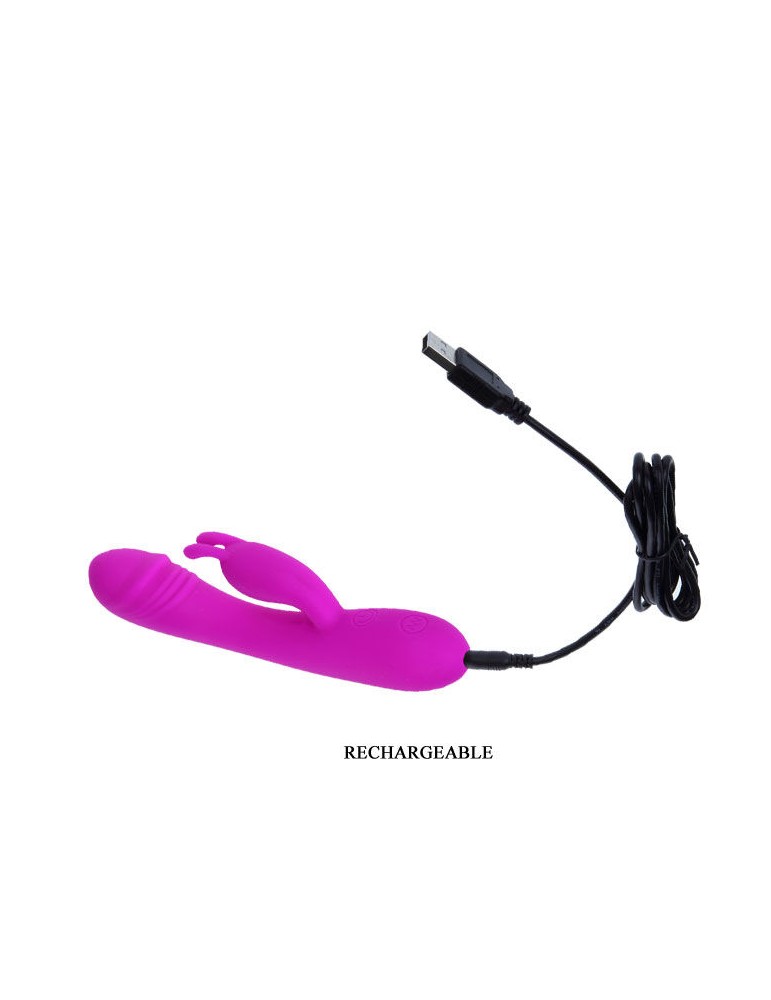 pretty love smart - vibromasseur avec lapin 30 modes hunter_8
